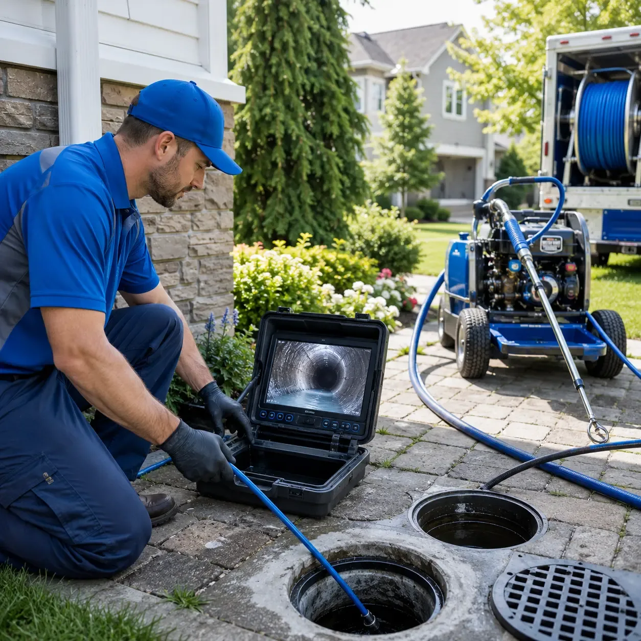 Outdoor drain cleaning professionals serving Alabaster, AL